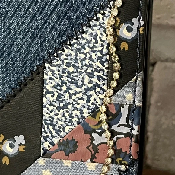 Coach Hayden Foldover Crossbody Clutch With Star Patchwork - Picture 5 of 11